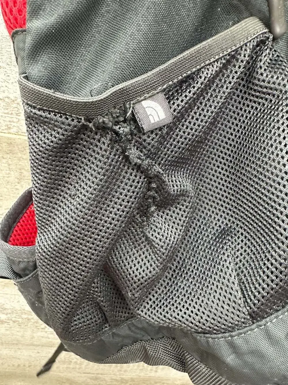 The North Face Recon Backpack Black Red Laptop Day Bag